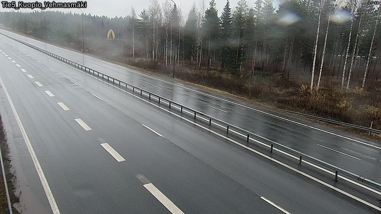 Weather Camera Image Väg 5 Kuopio, Vehmasmäki, Kuopio, Pohjois-Savo