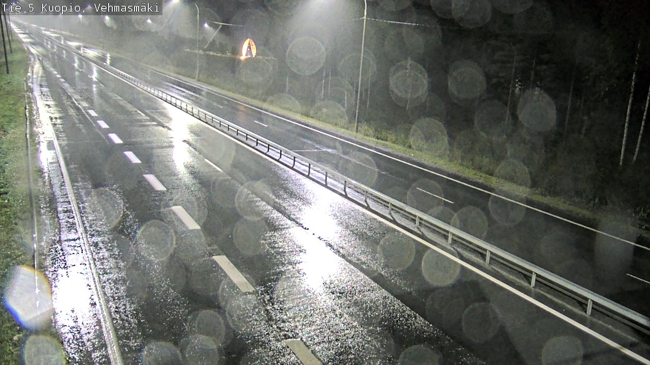 Weather Camera Image Road 5 Kuopio, Vehmasmäki, Kuopio, Pohjois-Savo