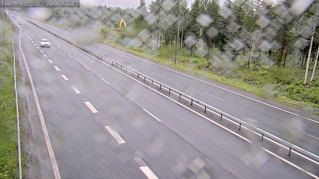 Weather Camera Image Väg 5 Kuopio, Vehmasmäki, Kuopio, Pohjois-Savo