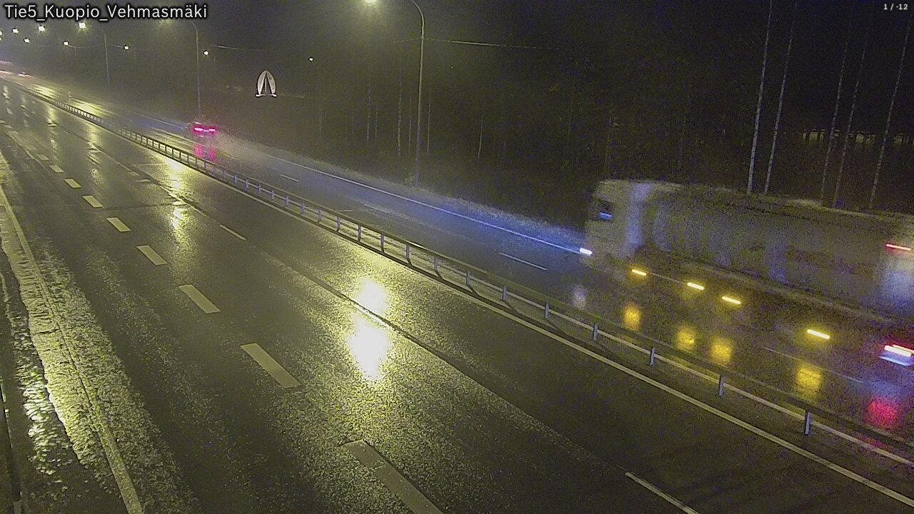 Weather Camera Image Väg 5 Kuopio, Vehmasmäki, Kuopio, Pohjois-Savo