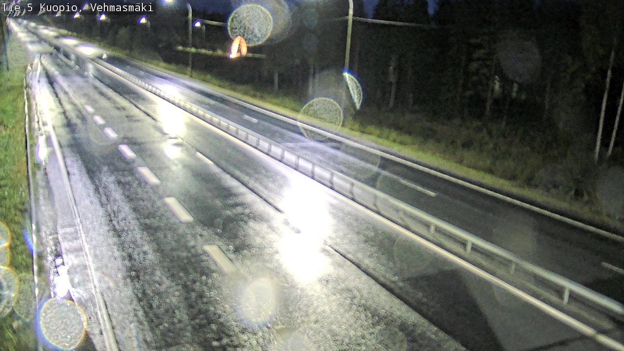 Weather Camera Image Road 5 Kuopio, Vehmasmäki, Kuopio, Pohjois-Savo