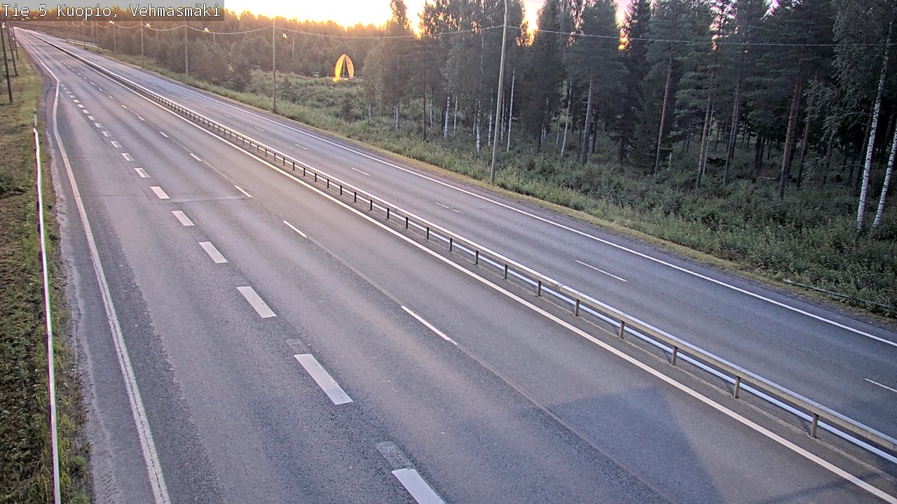 Kelikamerat Kuva Tie 5 Kuopio, Vehmasmäki, Kuopio, Pohjois-Savo
