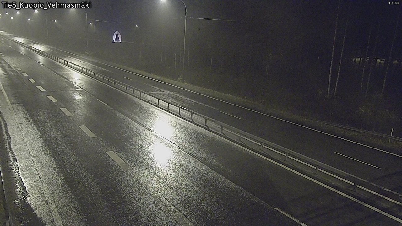 Weather Camera Image Road 5 Kuopio, Vehmasmäki, Kuopio, Pohjois-Savo
