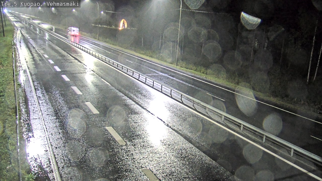 Weather Camera Image Road 5 Kuopio, Vehmasmäki, Kuopio, Pohjois-Savo
