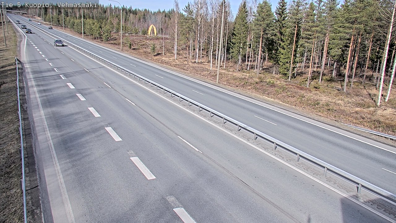 Kelikamerat Kuva Tie 5 Kuopio, Vehmasmäki, Kuopio, Pohjois-Savo