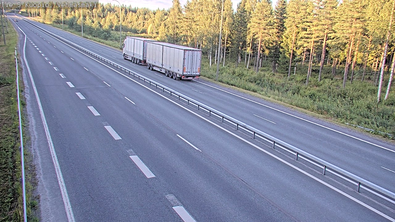 Kelikamerat Kuva Tie 5 Kuopio, Vehmasmäki, Kuopio, Pohjois-Savo