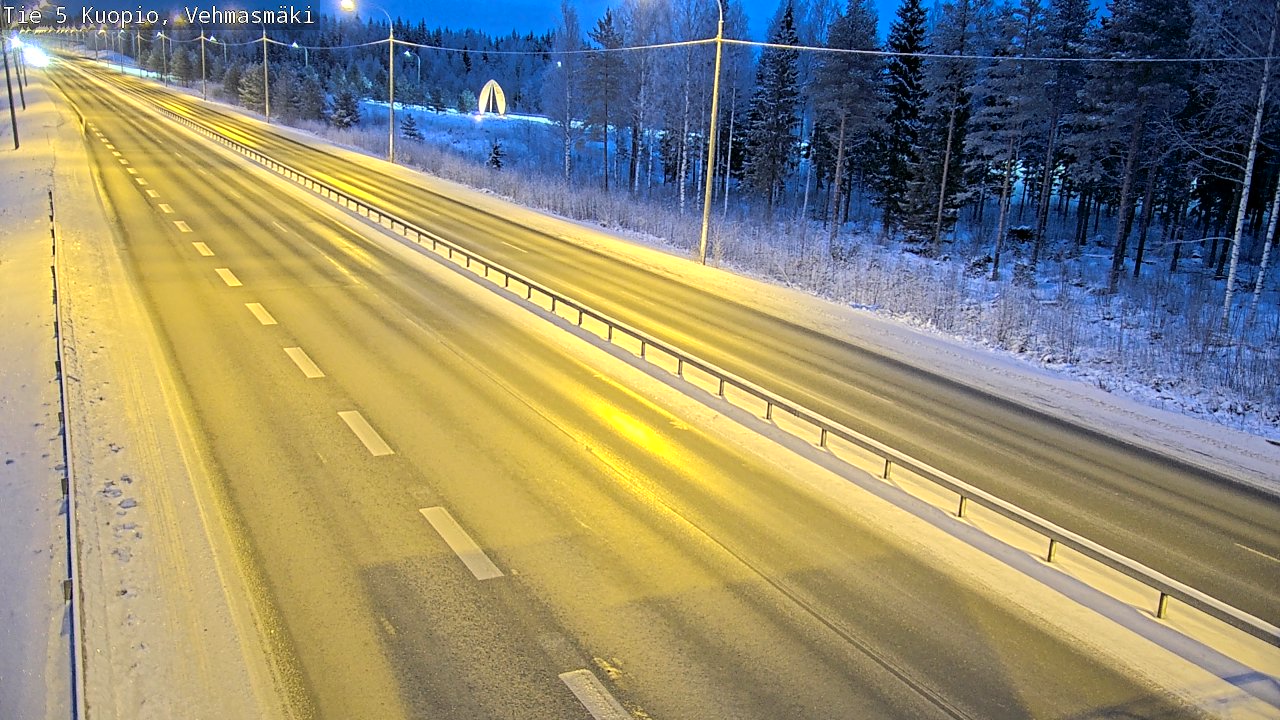 Kelikamerat Kuva Tie 5 Kuopio, Vehmasmäki, Kuopio, Pohjois-Savo