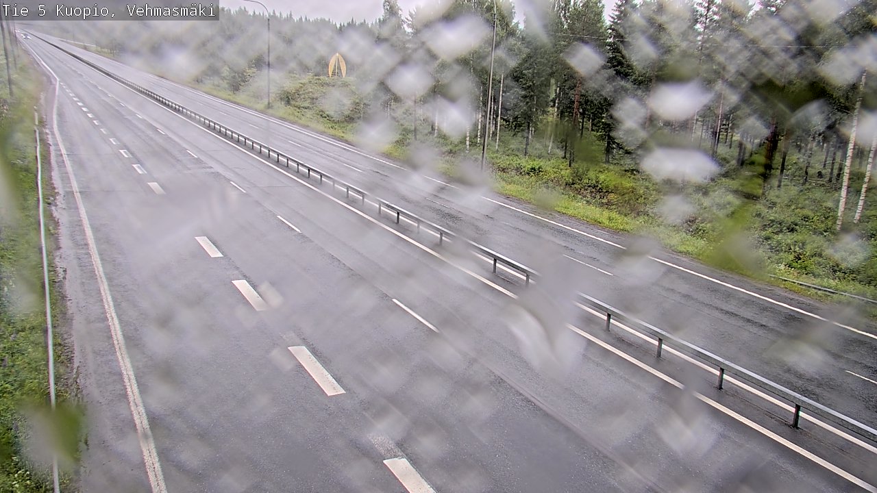 Weather Camera Image Väg 5 Kuopio, Vehmasmäki, Kuopio, Pohjois-Savo