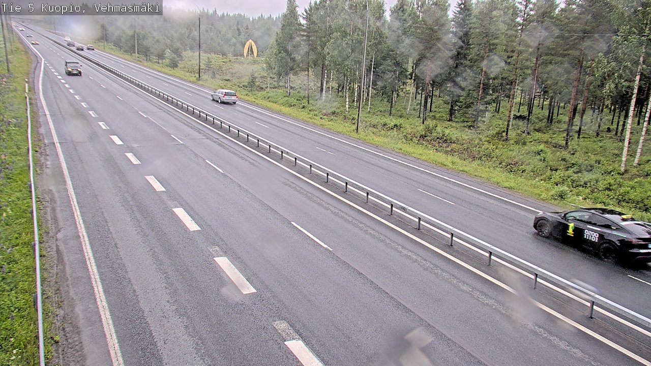 Weather Camera Image Väg 5 Kuopio, Vehmasmäki, Kuopio, Pohjois-Savo