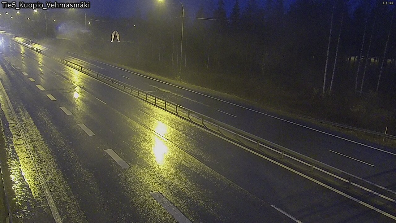 Weather Camera Image Väg 5 Kuopio, Vehmasmäki, Kuopio, Pohjois-Savo