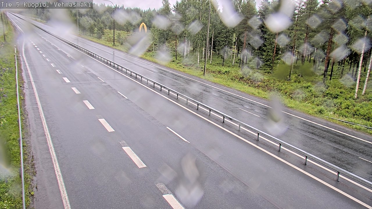 Weather Camera Image Väg 5 Kuopio, Vehmasmäki, Kuopio, Pohjois-Savo