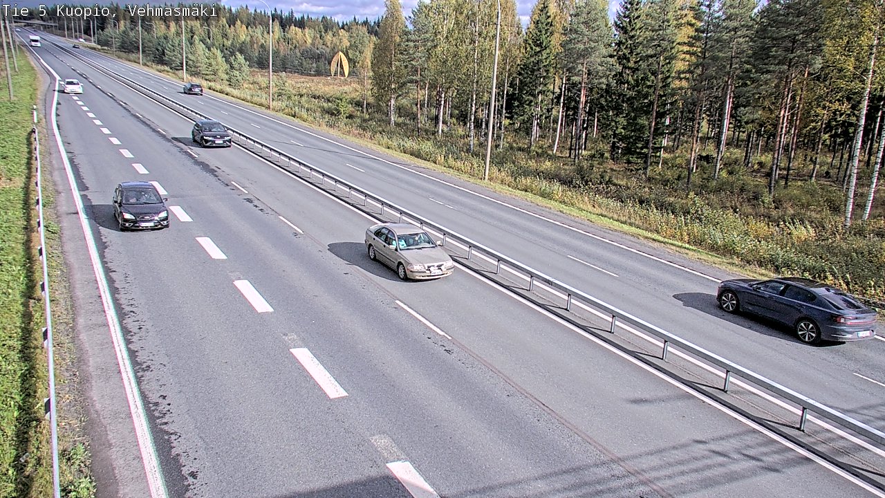 Kelikamerat Kuva Tie 5 Kuopio, Vehmasmäki, Kuopio, Pohjois-Savo