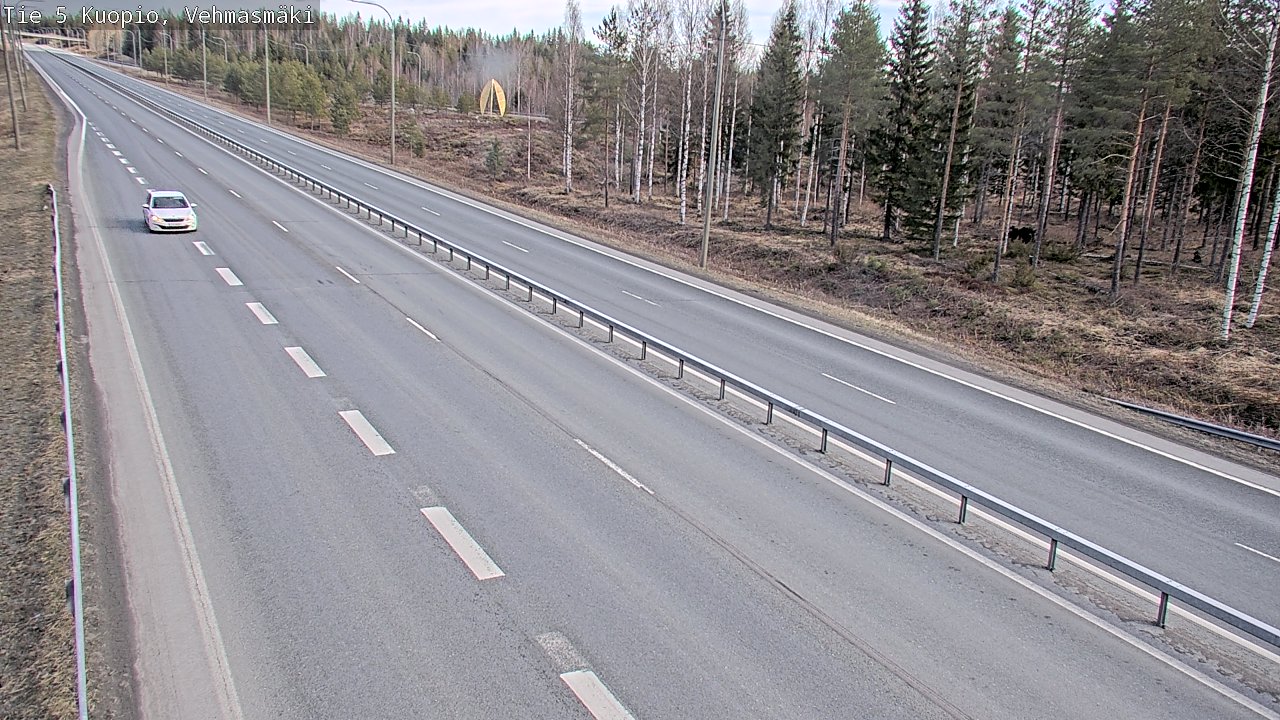 Kelikamerat Kuva Tie 5 Kuopio, Vehmasmäki, Kuopio, Pohjois-Savo