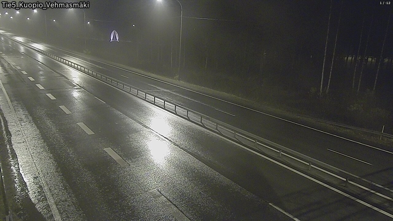 Weather Camera Image Road 5 Kuopio, Vehmasmäki, Kuopio, Pohjois-Savo