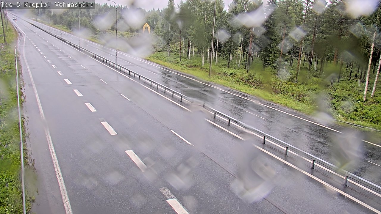 Weather Camera Image Väg 5 Kuopio, Vehmasmäki, Kuopio, Pohjois-Savo