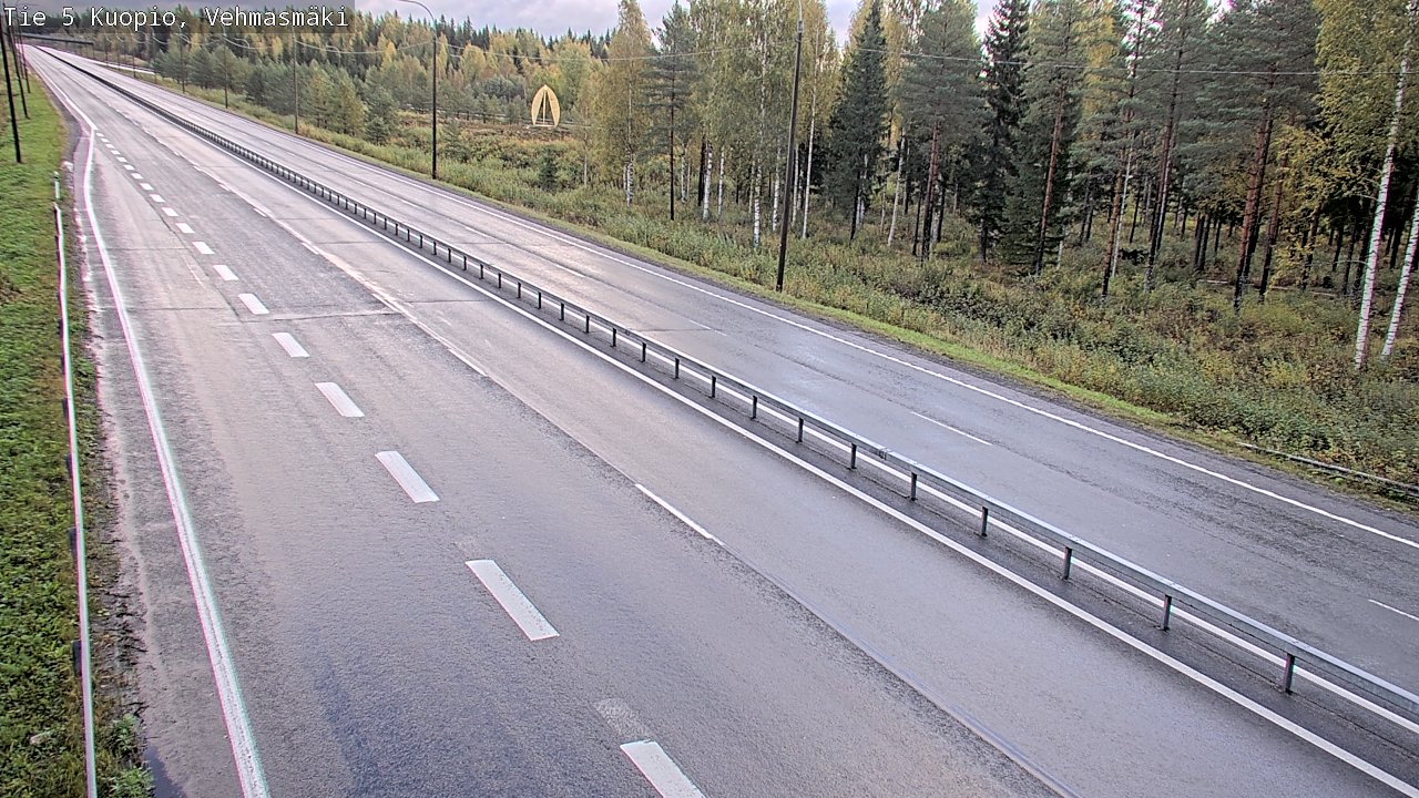 Weather Camera Image Road 5 Kuopio, Vehmasmäki, Kuopio, Pohjois-Savo