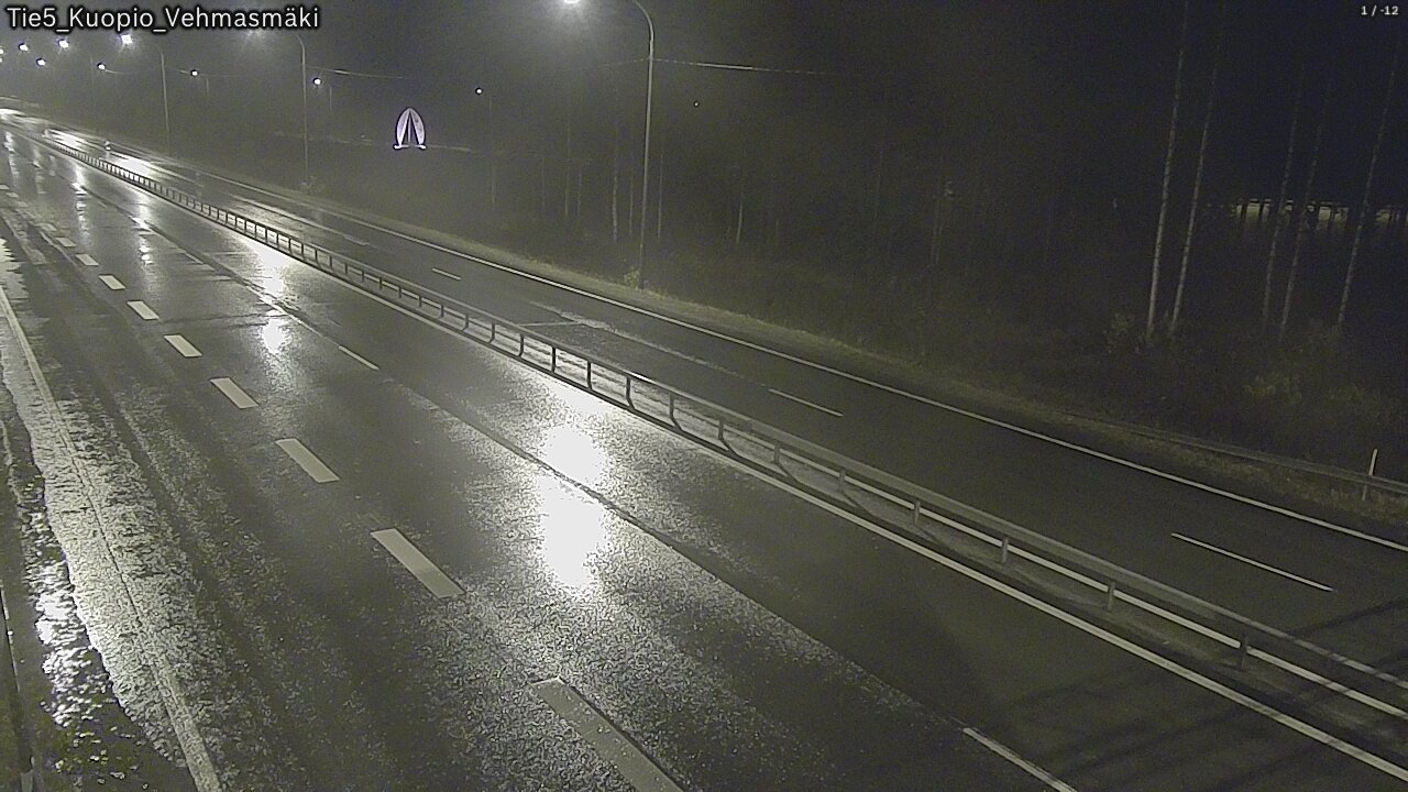 Weather Camera Image Väg 5 Kuopio, Vehmasmäki, Kuopio, Pohjois-Savo