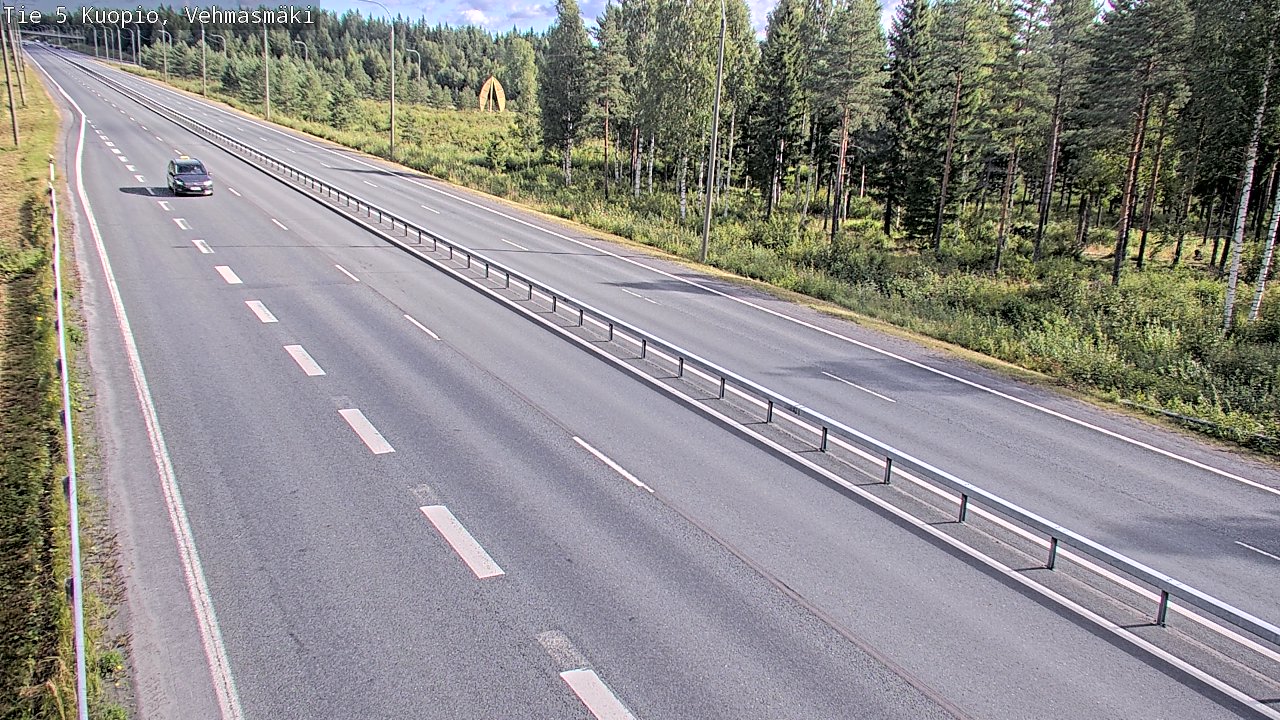 Kelikamerat Kuva Tie 5 Kuopio, Vehmasmäki, Kuopio, Pohjois-Savo