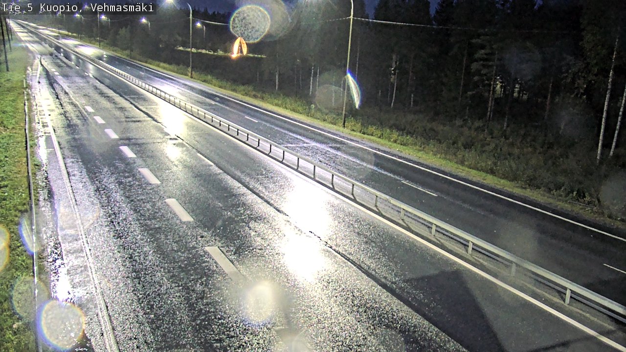 Weather Camera Image Road 5 Kuopio, Vehmasmäki, Kuopio, Pohjois-Savo