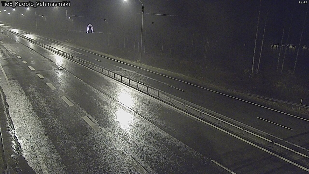 Weather Camera Image Road 5 Kuopio, Vehmasmäki, Kuopio, Pohjois-Savo