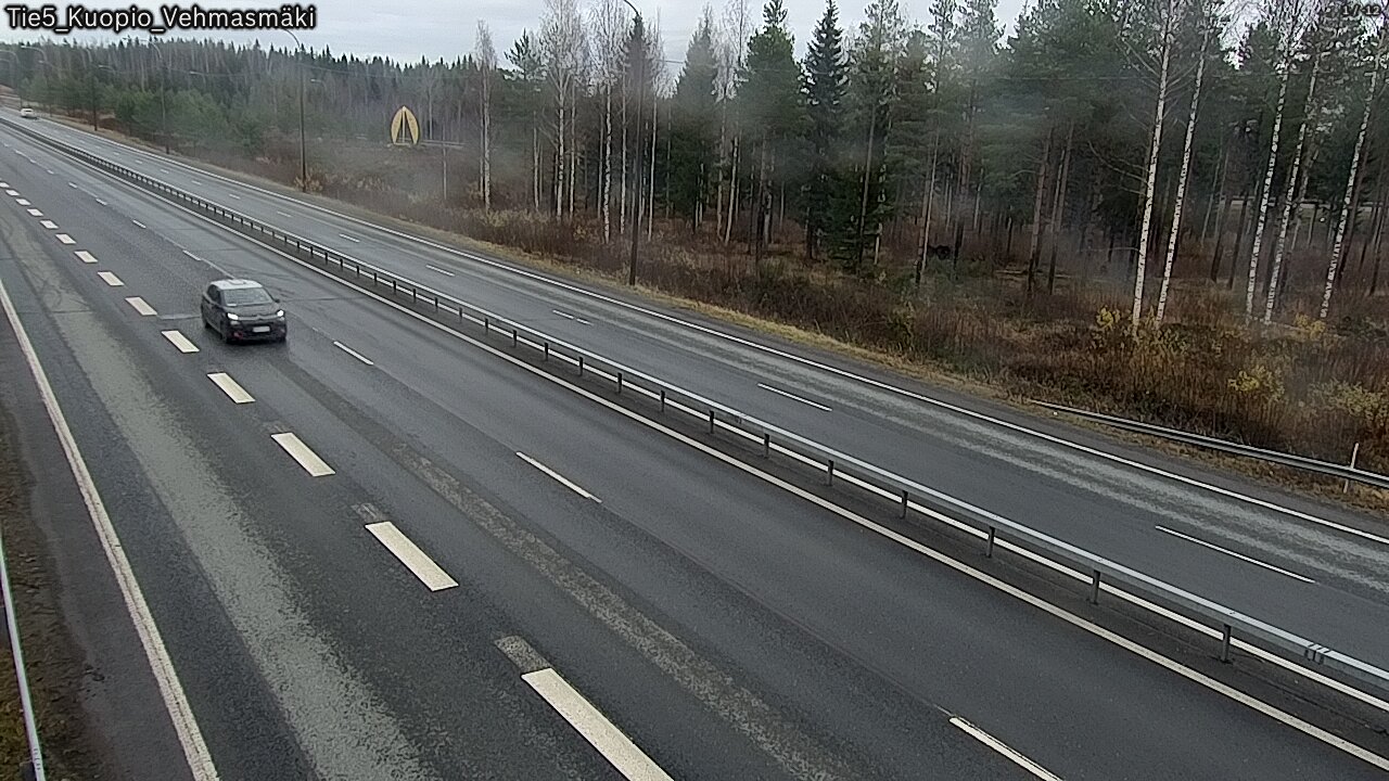 Weather Camera Image Väg 5 Kuopio, Vehmasmäki, Kuopio, Pohjois-Savo