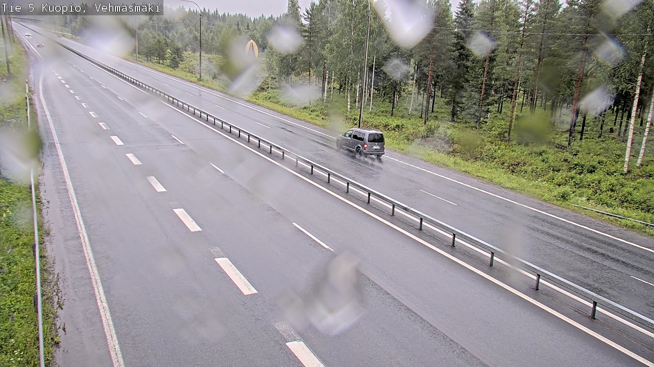 Weather Camera Image Väg 5 Kuopio, Vehmasmäki, Kuopio, Pohjois-Savo