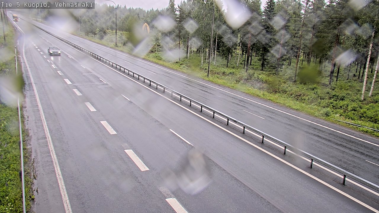 Weather Camera Image Väg 5 Kuopio, Vehmasmäki, Kuopio, Pohjois-Savo