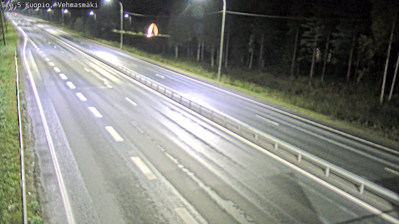 Weather Camera Image Road 5 Kuopio, Vehmasmäki, Kuopio, Pohjois-Savo