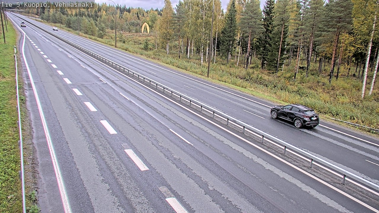 Weather Camera Image Road 5 Kuopio, Vehmasmäki, Kuopio, Pohjois-Savo