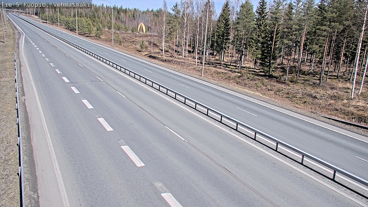 Kelikamerat Kuva Tie 5 Kuopio, Vehmasmäki, Kuopio, Pohjois-Savo