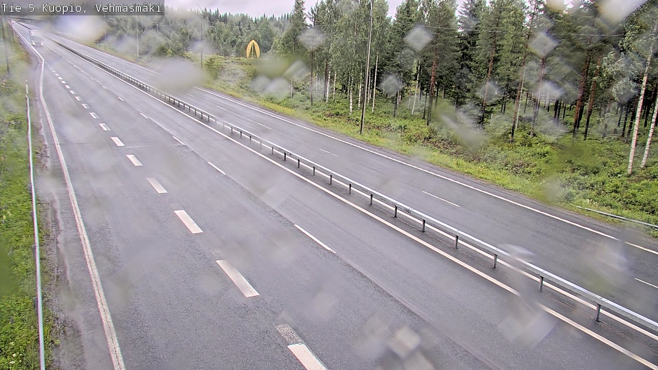 Weather Camera Image Väg 5 Kuopio, Vehmasmäki, Kuopio, Pohjois-Savo