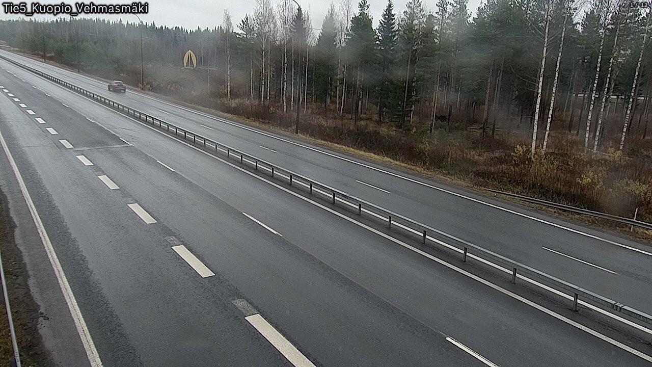 Weather Camera Image Väg 5 Kuopio, Vehmasmäki, Kuopio, Pohjois-Savo
