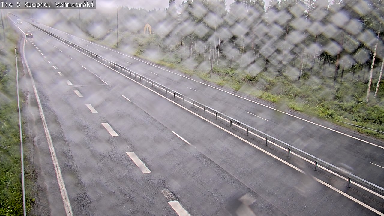 Weather Camera Image Väg 5 Kuopio, Vehmasmäki, Kuopio, Pohjois-Savo