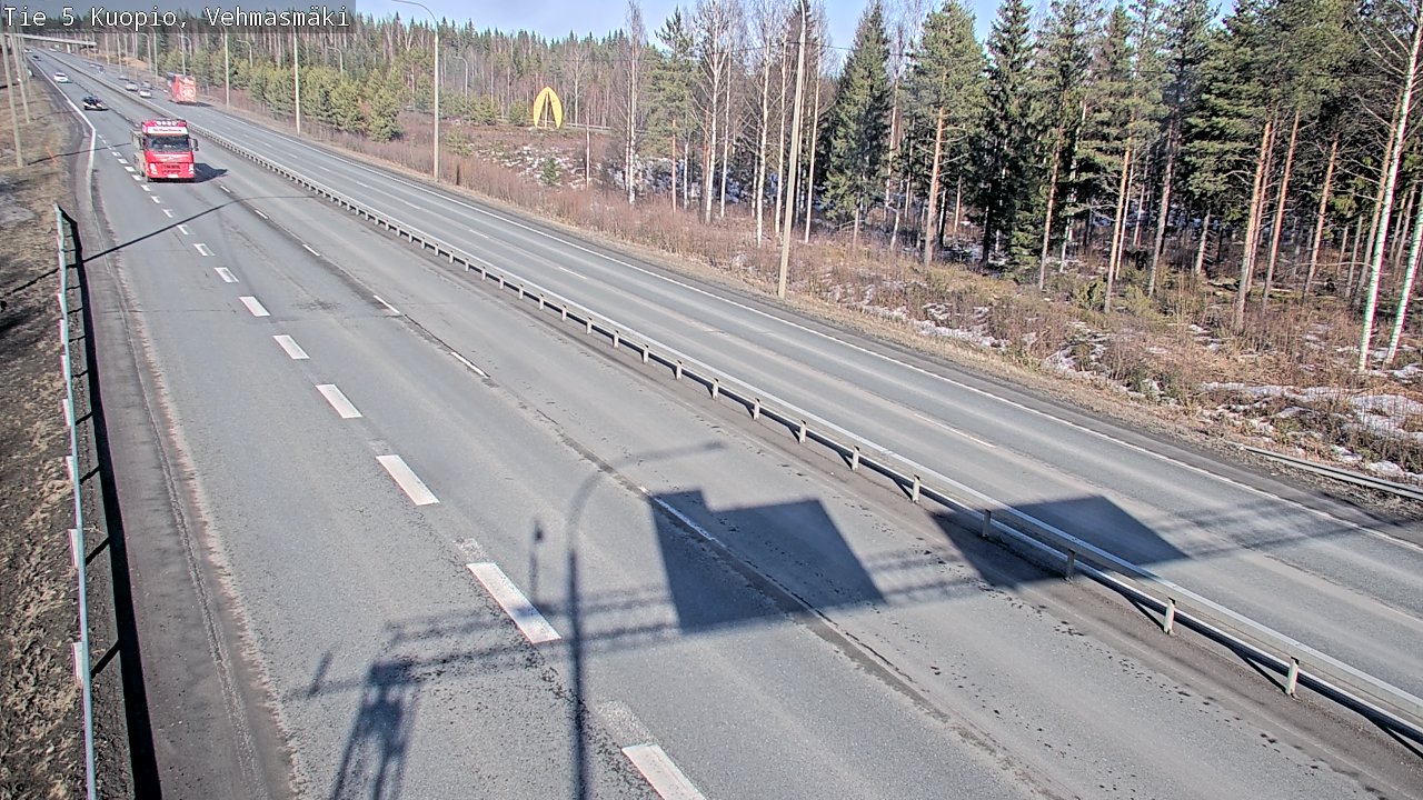 Kelikamerat Kuva Tie 5 Kuopio, Vehmasmäki, Kuopio, Pohjois-Savo