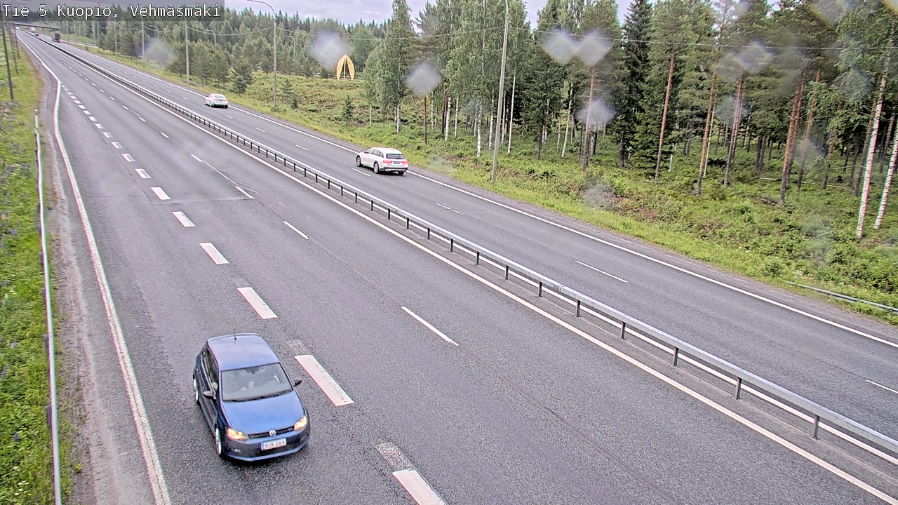 Kelikamerat Kuva Tie 5 Kuopio, Vehmasmäki, Kuopio, Pohjois-Savo