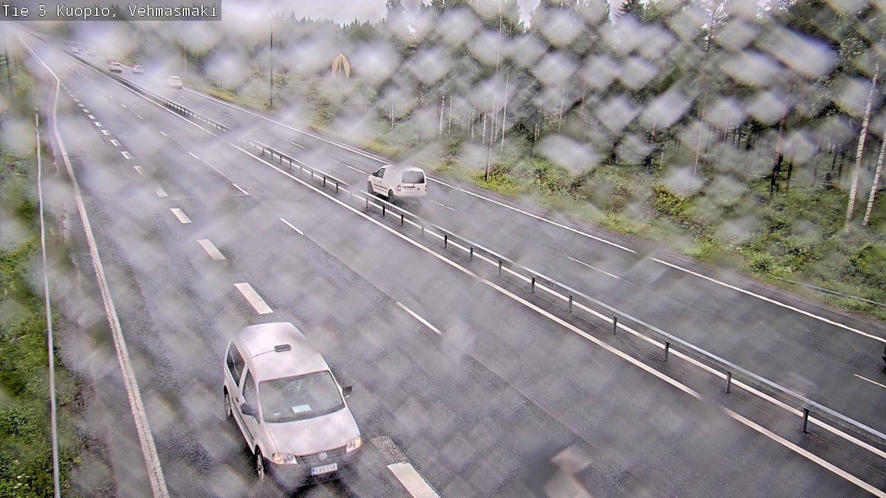 Weather Camera Image Väg 5 Kuopio, Vehmasmäki, Kuopio, Pohjois-Savo