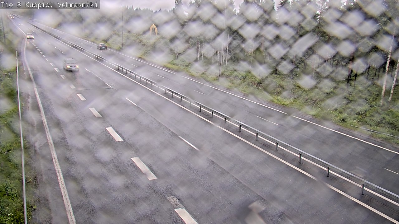 Weather Camera Image Väg 5 Kuopio, Vehmasmäki, Kuopio, Pohjois-Savo