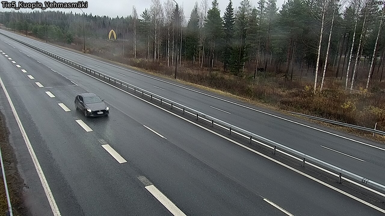 Weather Camera Image Väg 5 Kuopio, Vehmasmäki, Kuopio, Pohjois-Savo