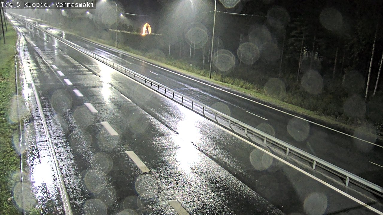 Weather Camera Image Road 5 Kuopio, Vehmasmäki, Kuopio, Pohjois-Savo