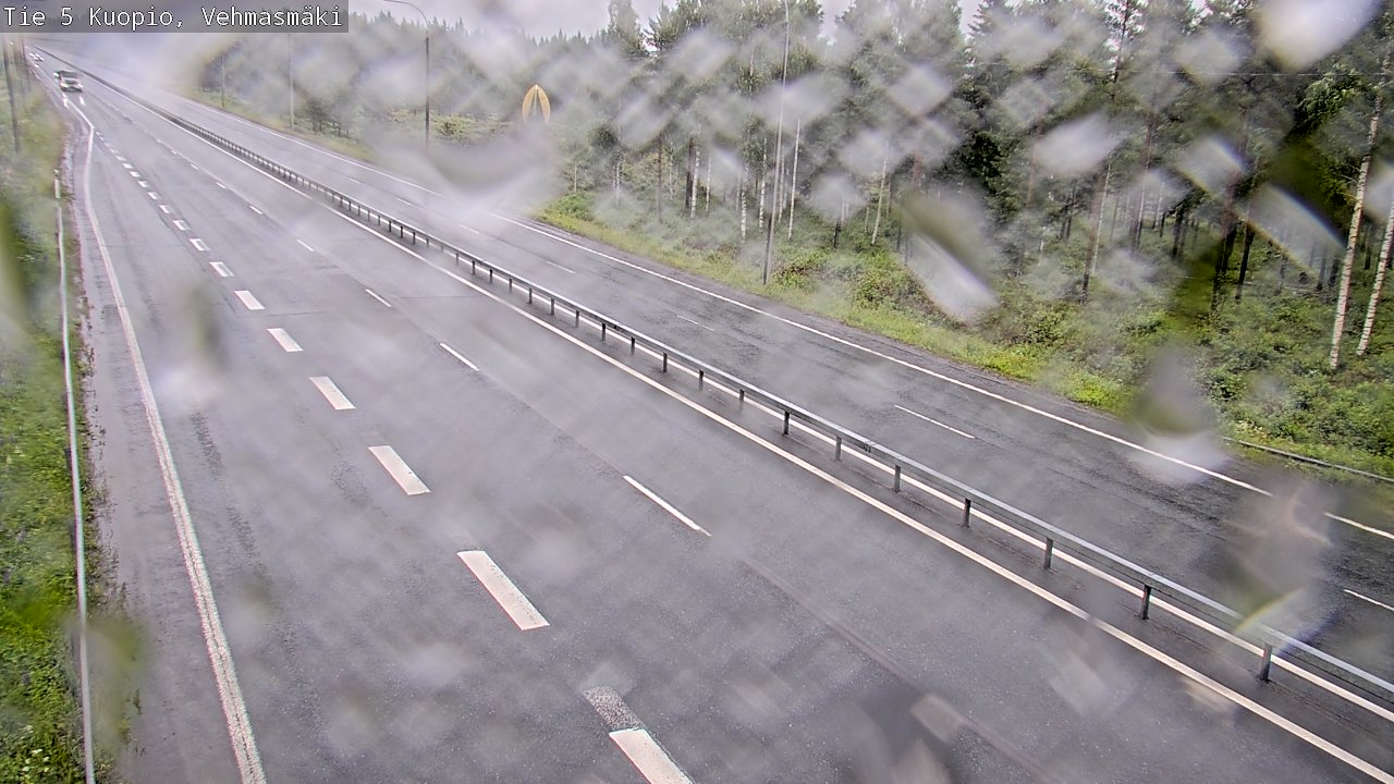 Weather Camera Image Väg 5 Kuopio, Vehmasmäki, Kuopio, Pohjois-Savo