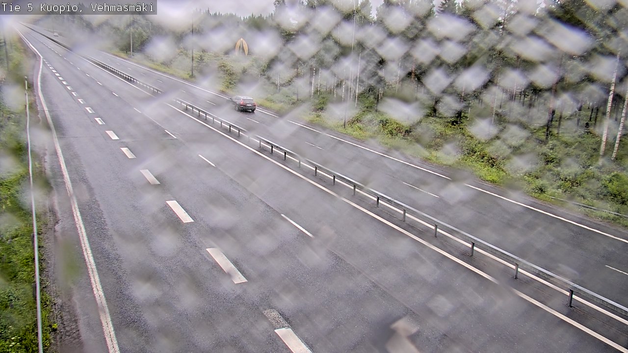 Weather Camera Image Väg 5 Kuopio, Vehmasmäki, Kuopio, Pohjois-Savo