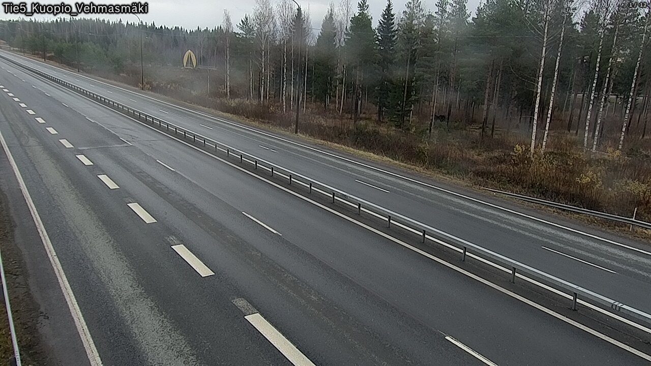 Weather Camera Image Väg 5 Kuopio, Vehmasmäki, Kuopio, Pohjois-Savo