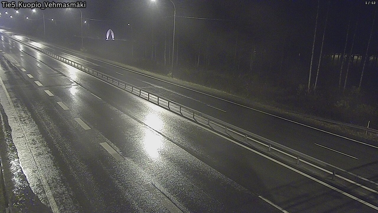 Weather Camera Image Väg 5 Kuopio, Vehmasmäki, Kuopio, Pohjois-Savo