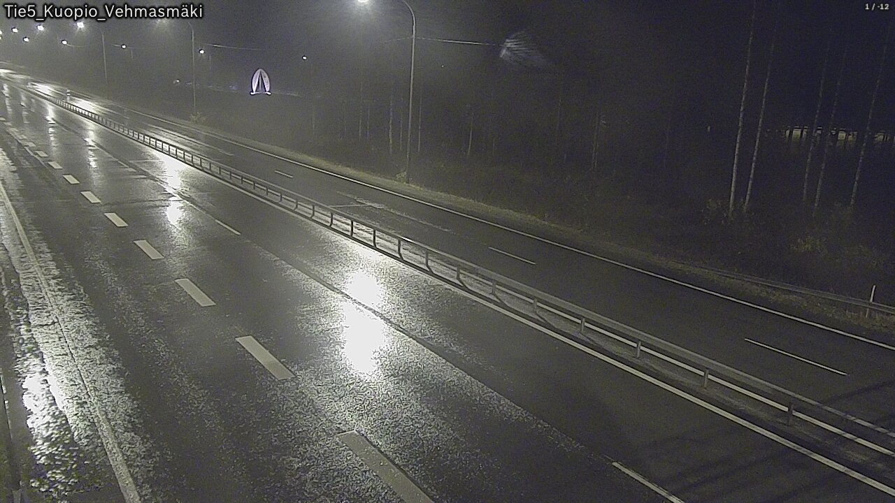 Weather Camera Image Väg 5 Kuopio, Vehmasmäki, Kuopio, Pohjois-Savo