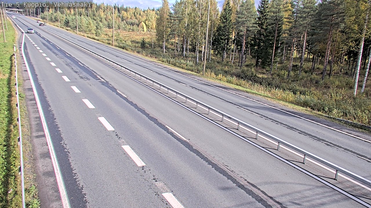 Kelikamerat Kuva Tie 5 Kuopio, Vehmasmäki, Kuopio, Pohjois-Savo