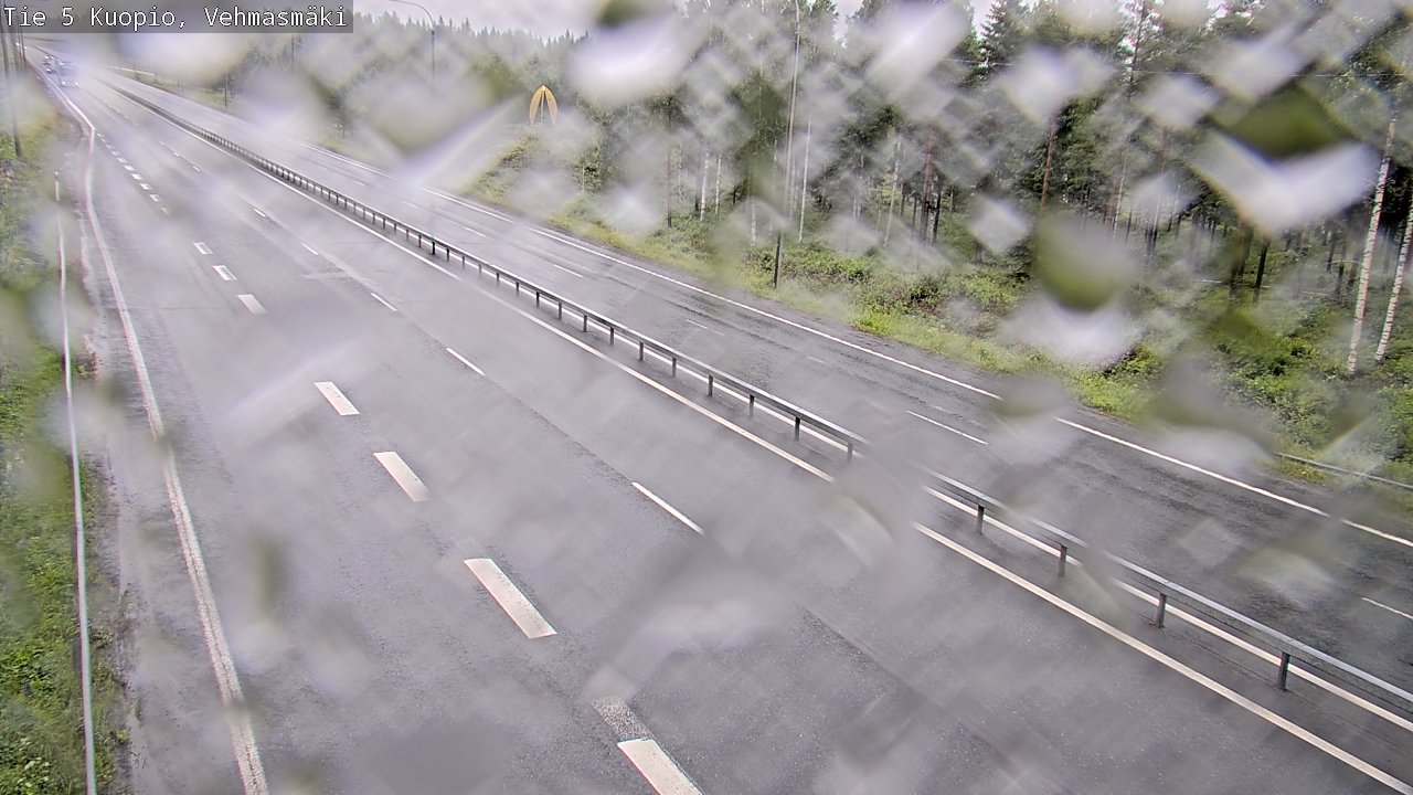 Weather Camera Image Väg 5 Kuopio, Vehmasmäki, Kuopio, Pohjois-Savo