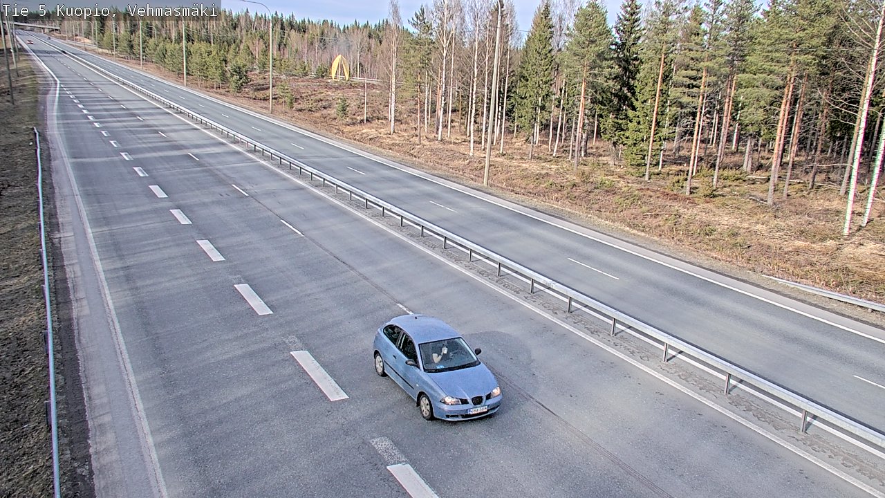 Kelikamerat Kuva Tie 5 Kuopio, Vehmasmäki, Kuopio, Pohjois-Savo