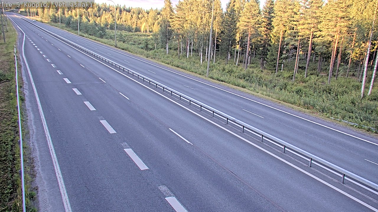 Kelikamerat Kuva Tie 5 Kuopio, Vehmasmäki, Kuopio, Pohjois-Savo