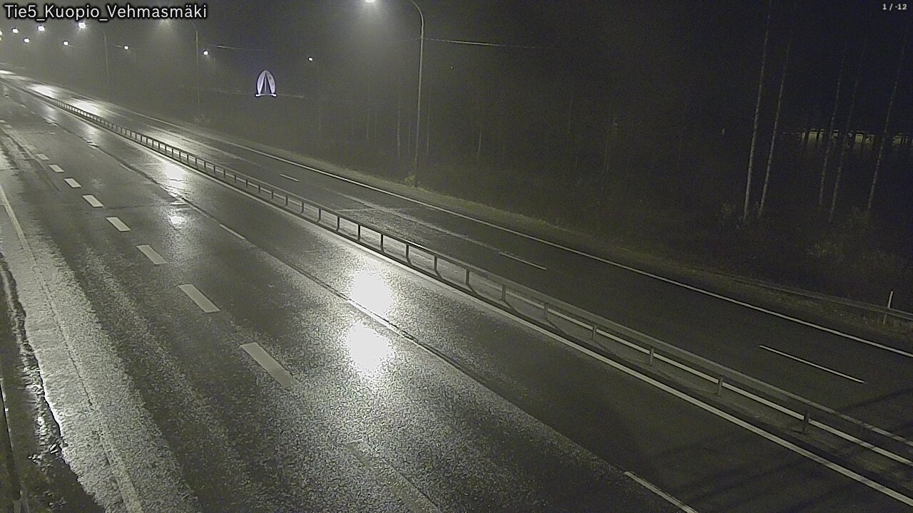 Weather Camera Image Road 5 Kuopio, Vehmasmäki, Kuopio, Pohjois-Savo