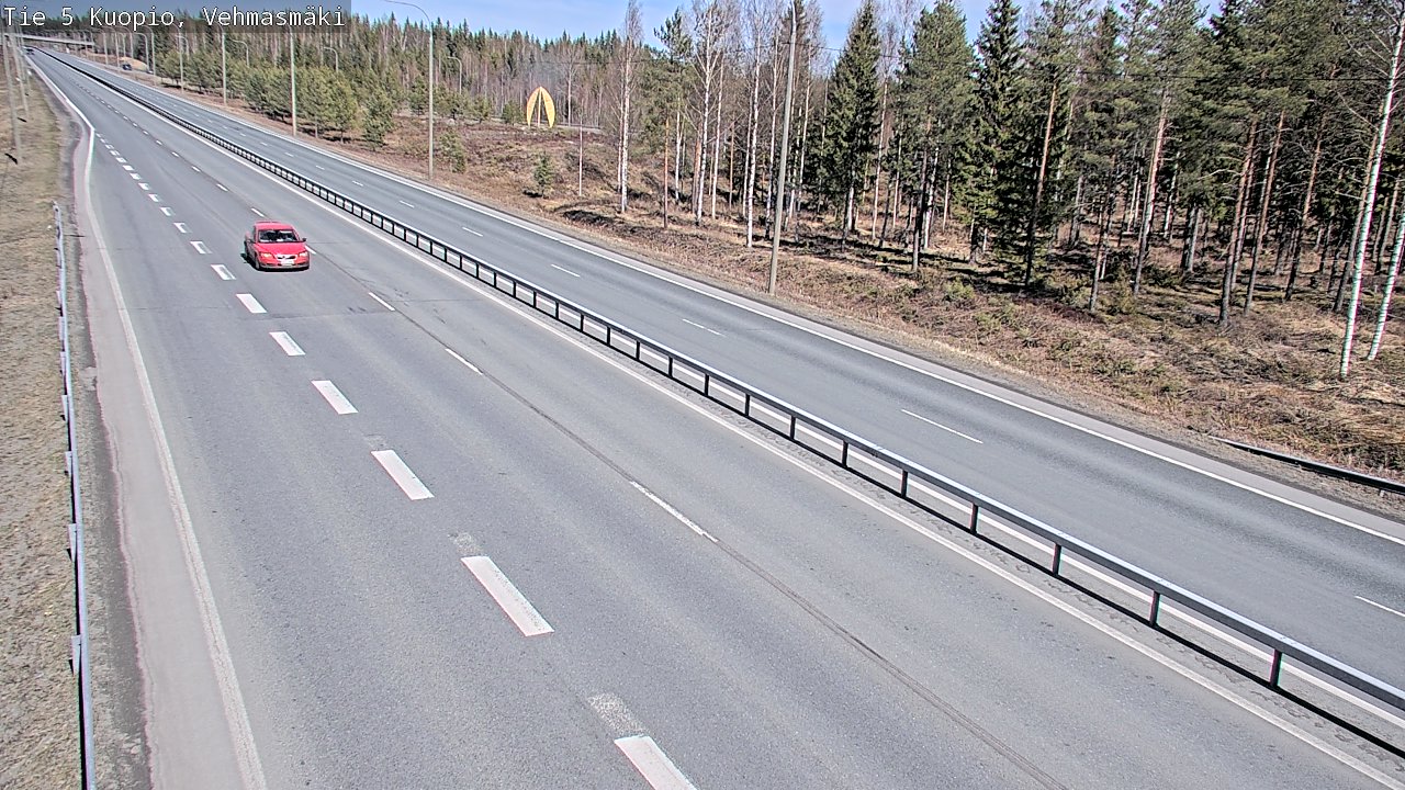 Kelikamerat Kuva Tie 5 Kuopio, Vehmasmäki, Kuopio, Pohjois-Savo